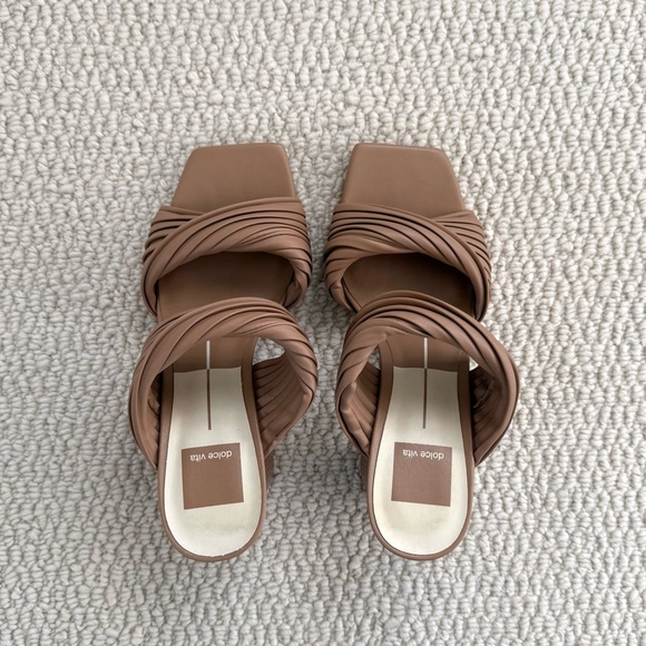 Dolce Vita Pilton Woven Sandal Heels - Picture 6 of 11